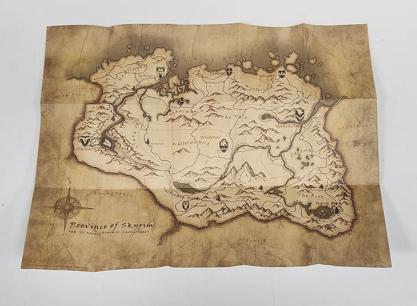 Auction Item 137: Premium Quality Skyrim Map
