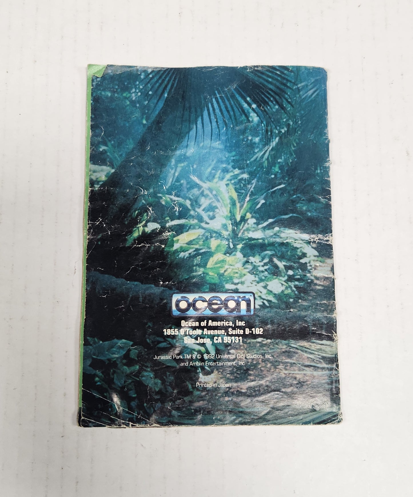 Auction Item 136: Jurassic Park Manual - SNES