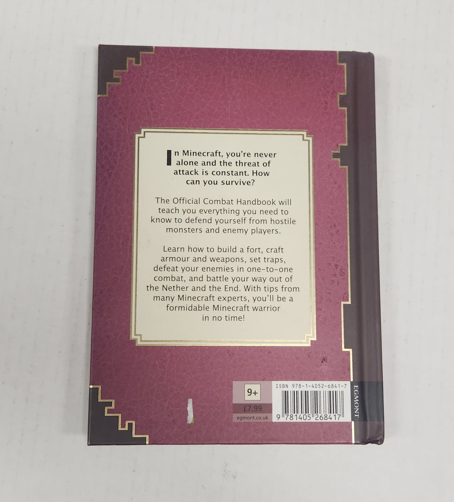 Auction Item 98: Minecraft Combat Handbook