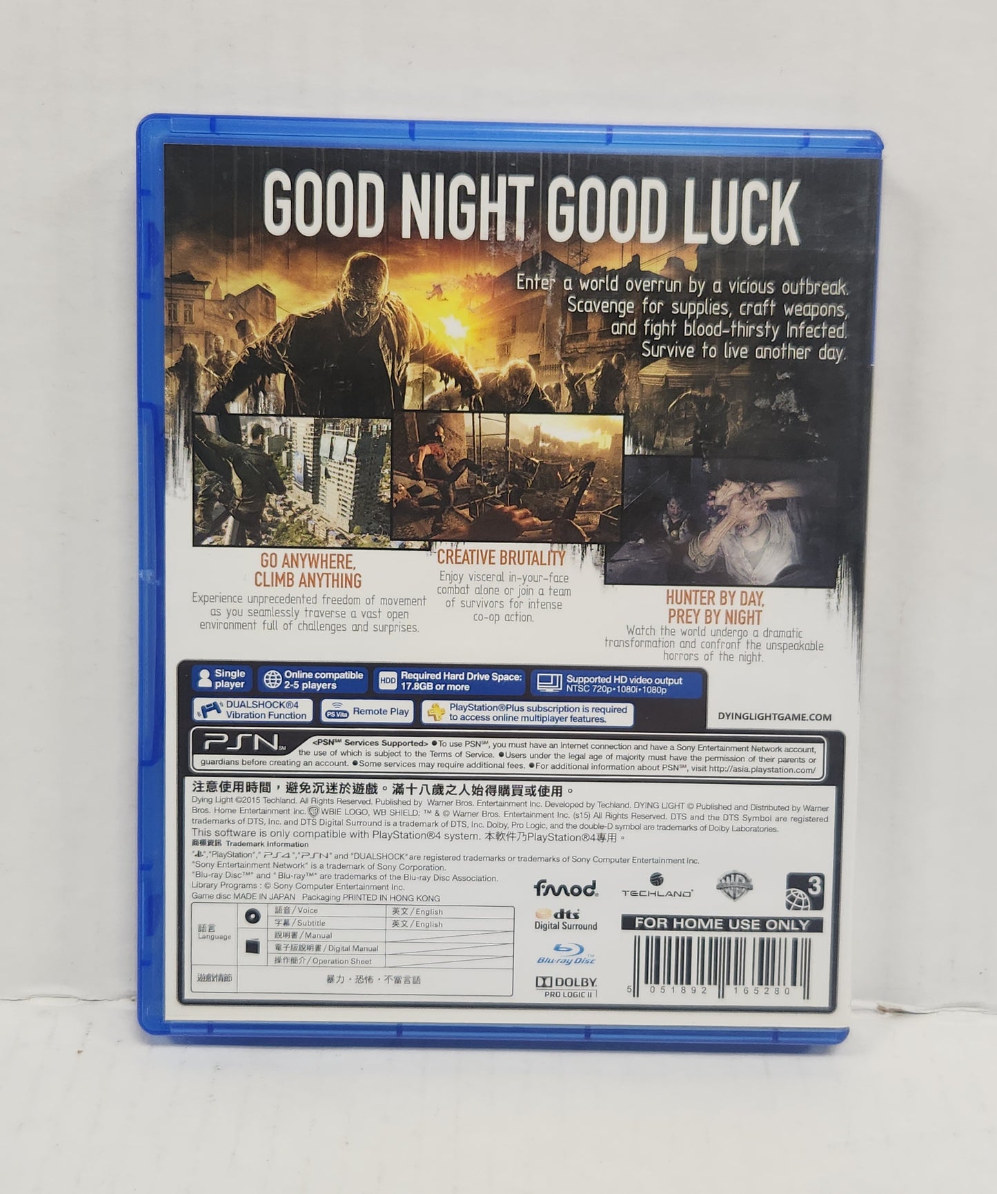 Auction Item 36: Dying Light - PS4
