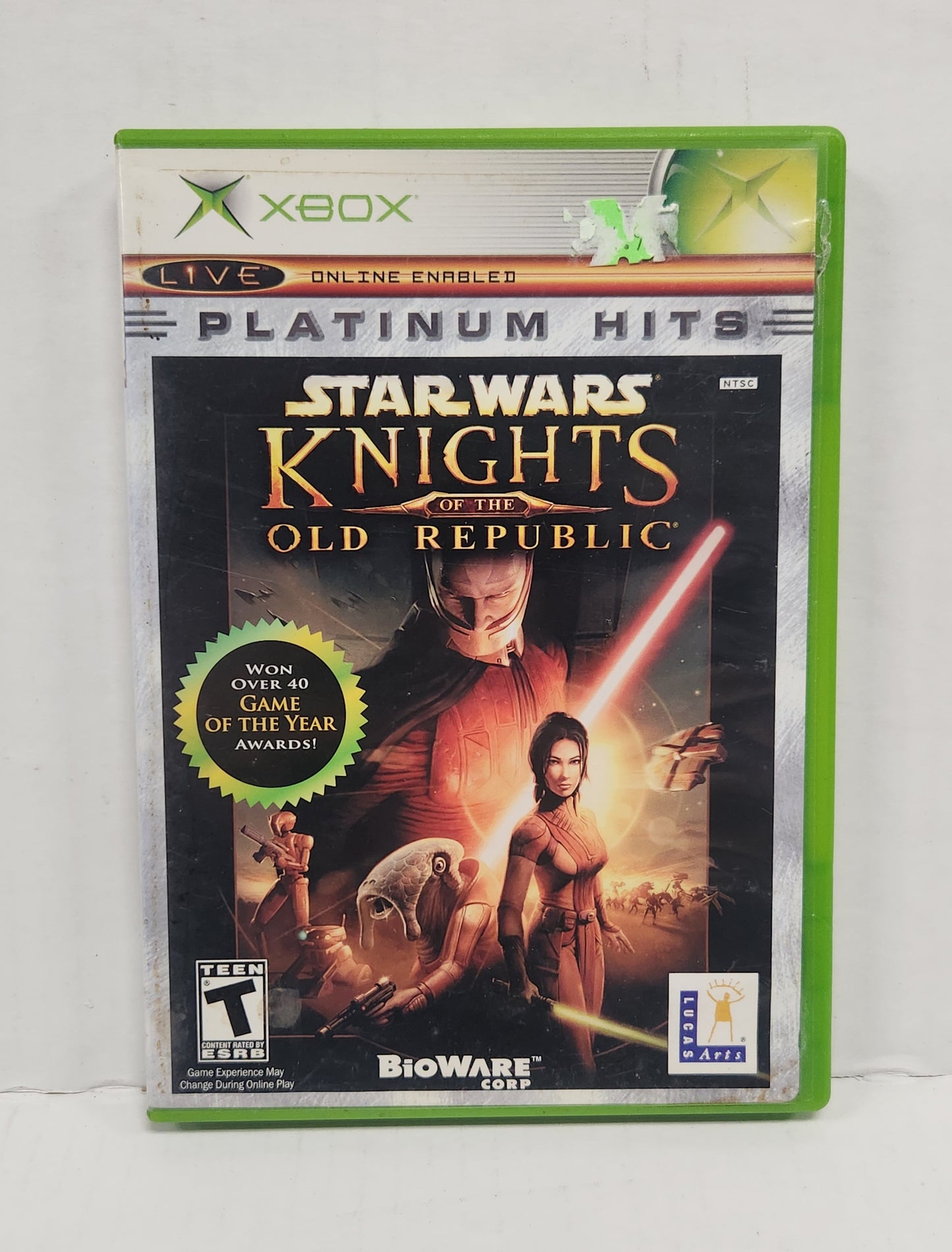Auction Item 71: Star Wars Knights of the Old Republic (Platinum Hits) - XBox