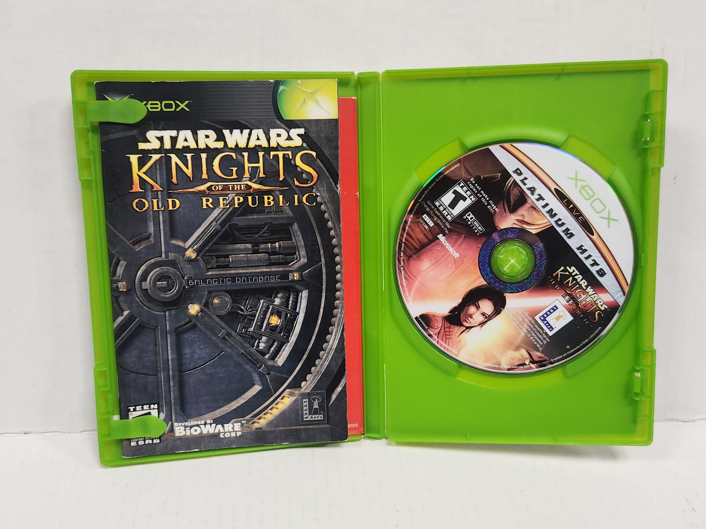 Auction Item 71: Star Wars Knights of the Old Republic (Platinum Hits) - XBox