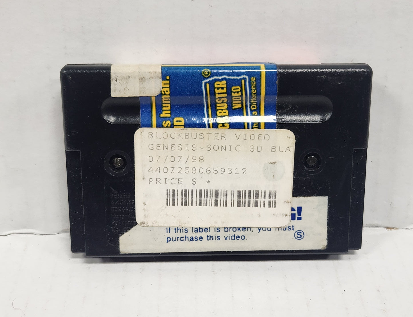 Auction Item 129: Sonic 3D Blast - Sega Genesis