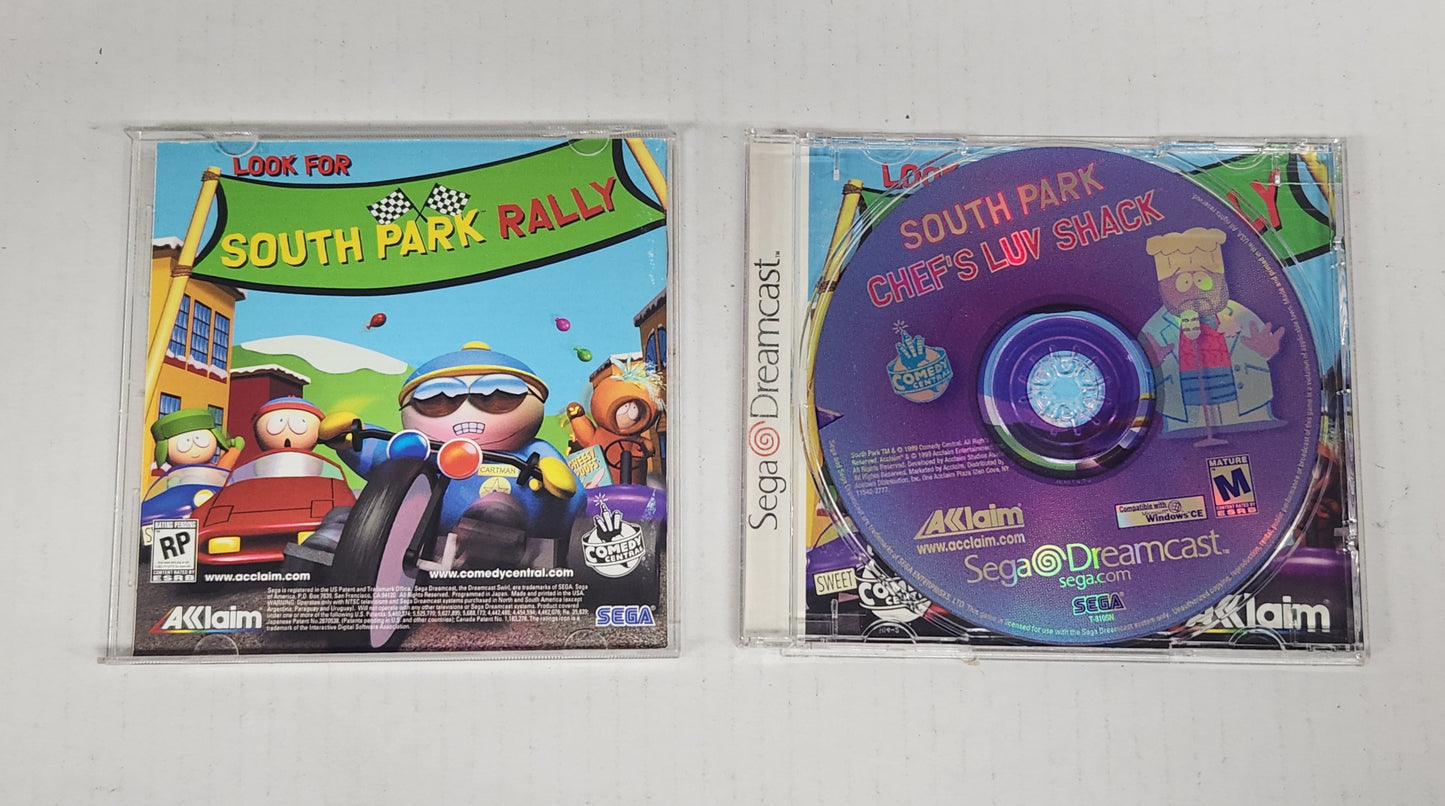 Auction Item 123: South Park Chef's Luv Shack - Dreamcast