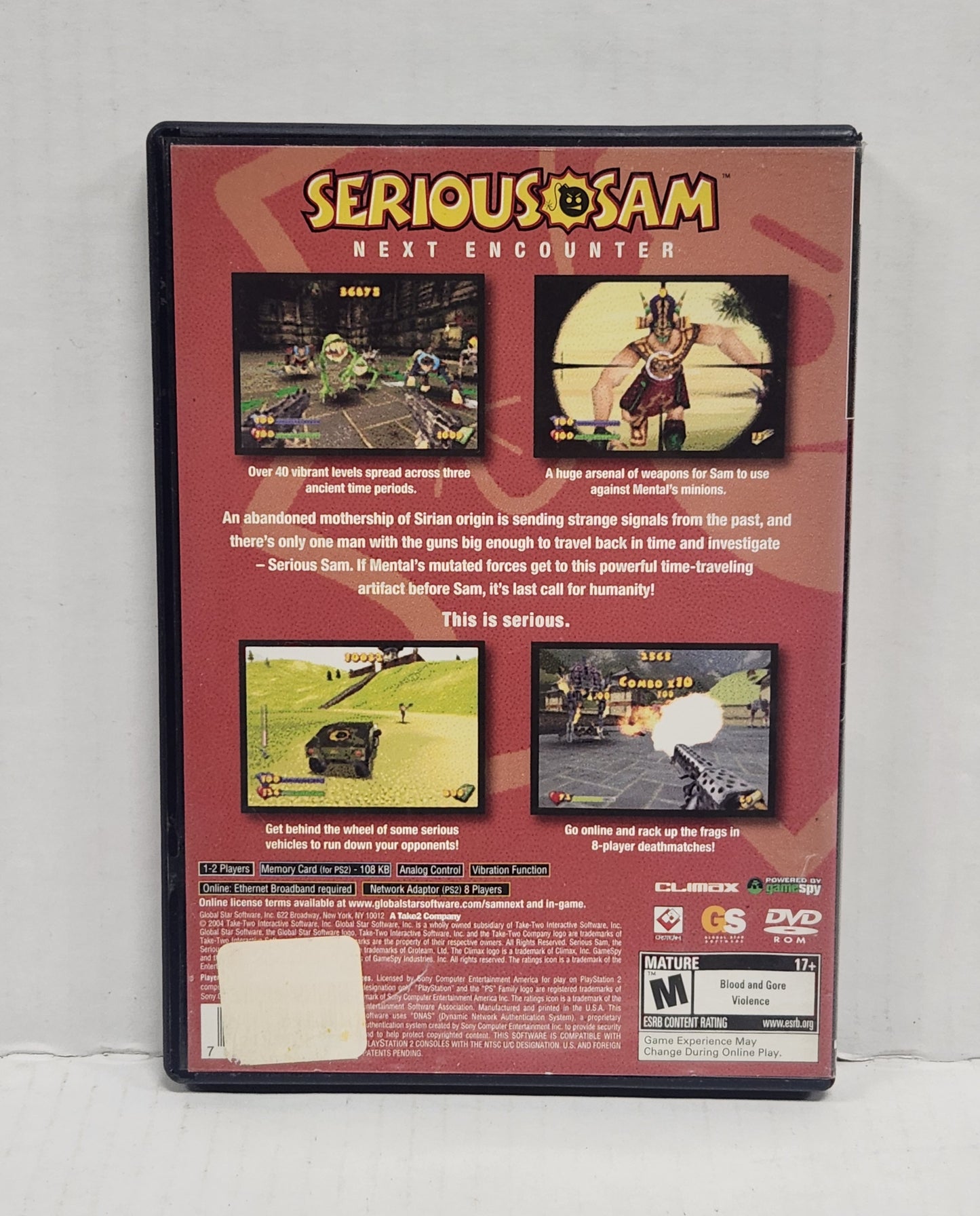 Auction Item 120: Serious Sam - PS2