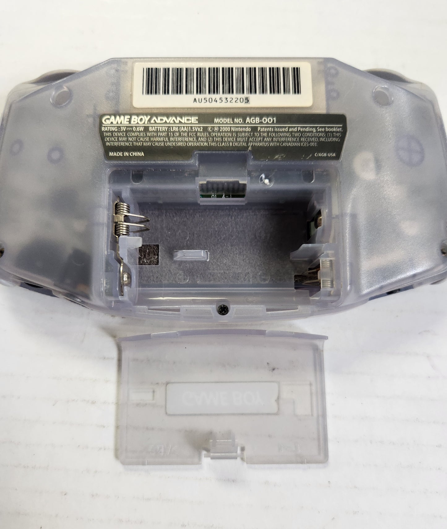 Auction Item 55: Game Boy Advance