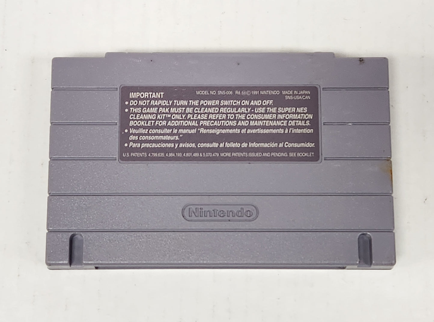 Auction Item 9: Battle Clash - SNES