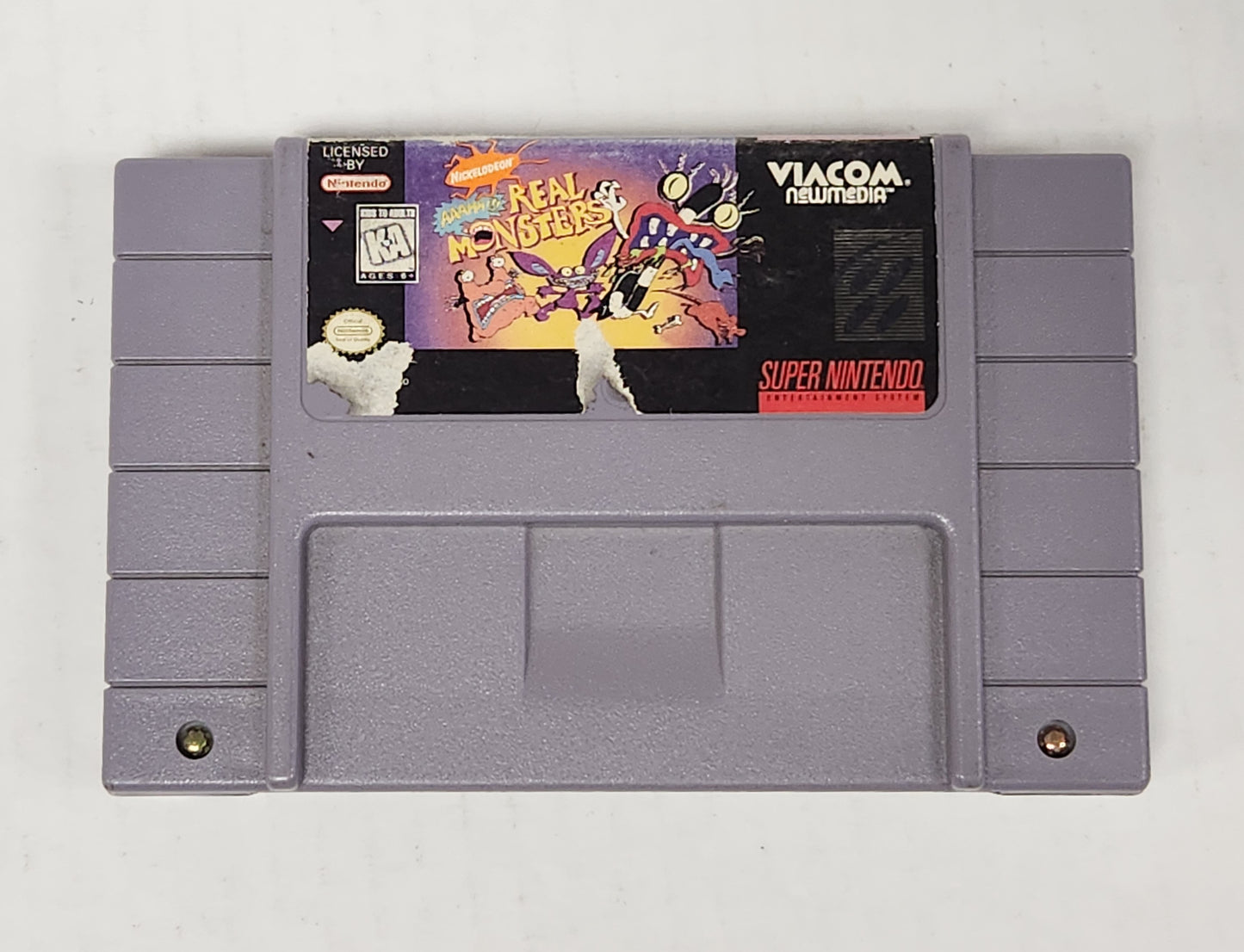 Auction Item 10: Nickelodeon Aaahh Real Monsters - SNES