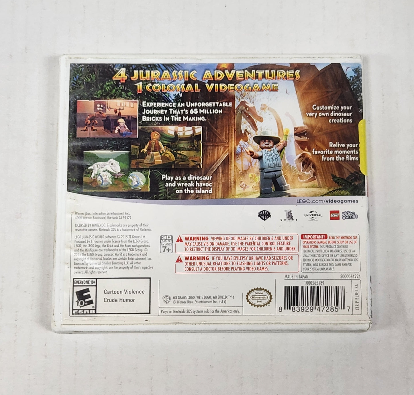 Auction Item 37: Lego Jurassic World - 3DS