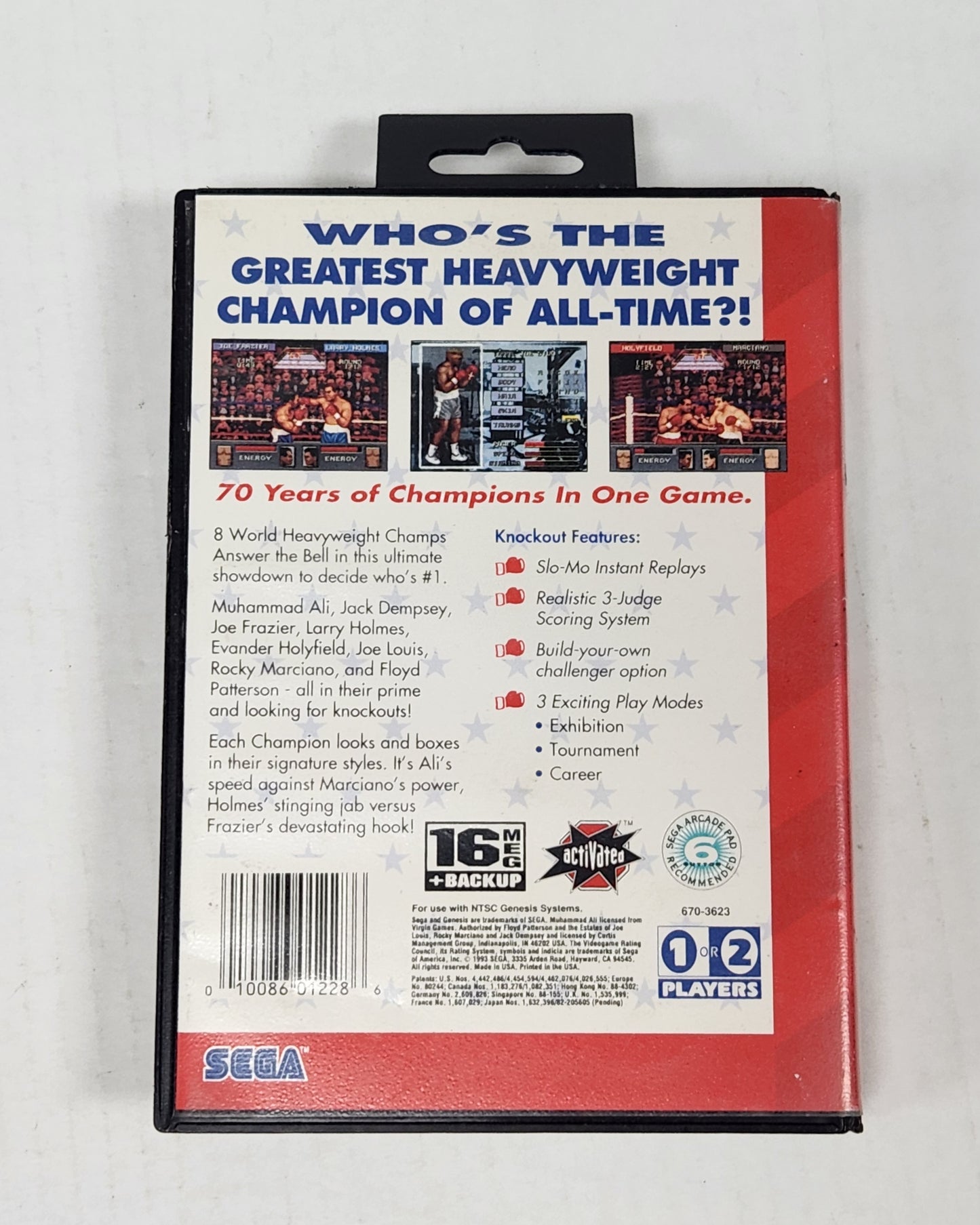 Auction Item 72: Greatest Heavyweights - Sega Genesis