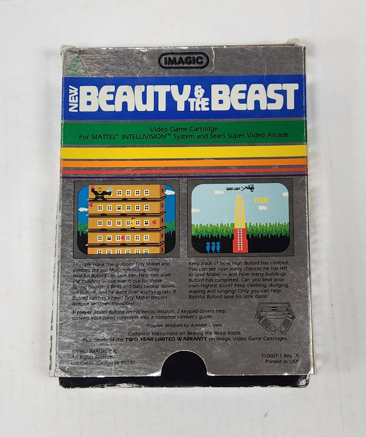 Auction Item 77: Beauty & The Beast - Intellivision