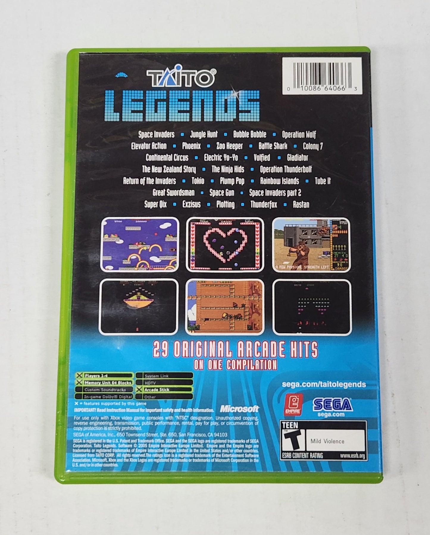 Auction Item 80: Taito Legends - XBox