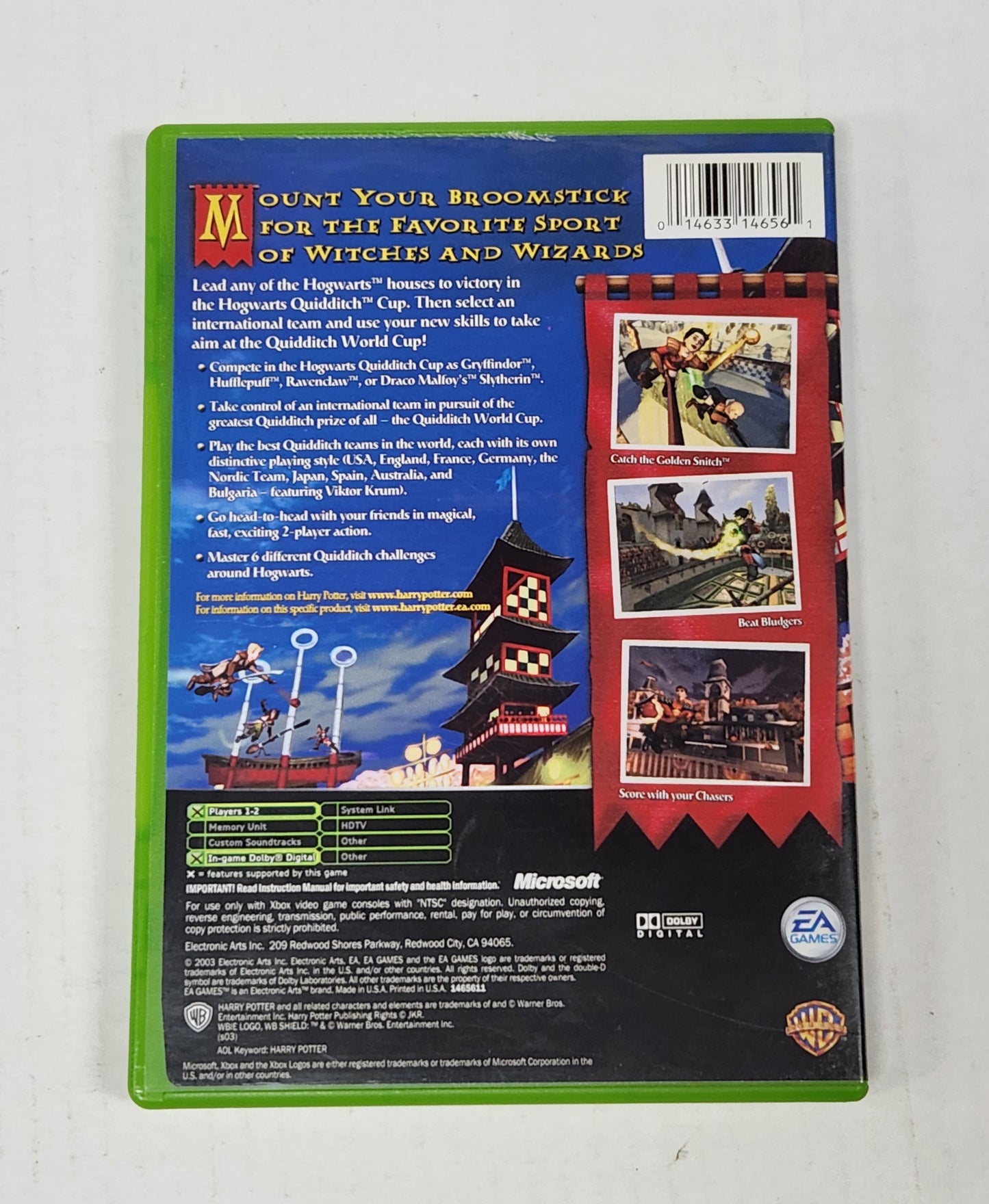 Auction Item 82: Harry Potter Quidditch - XBox
