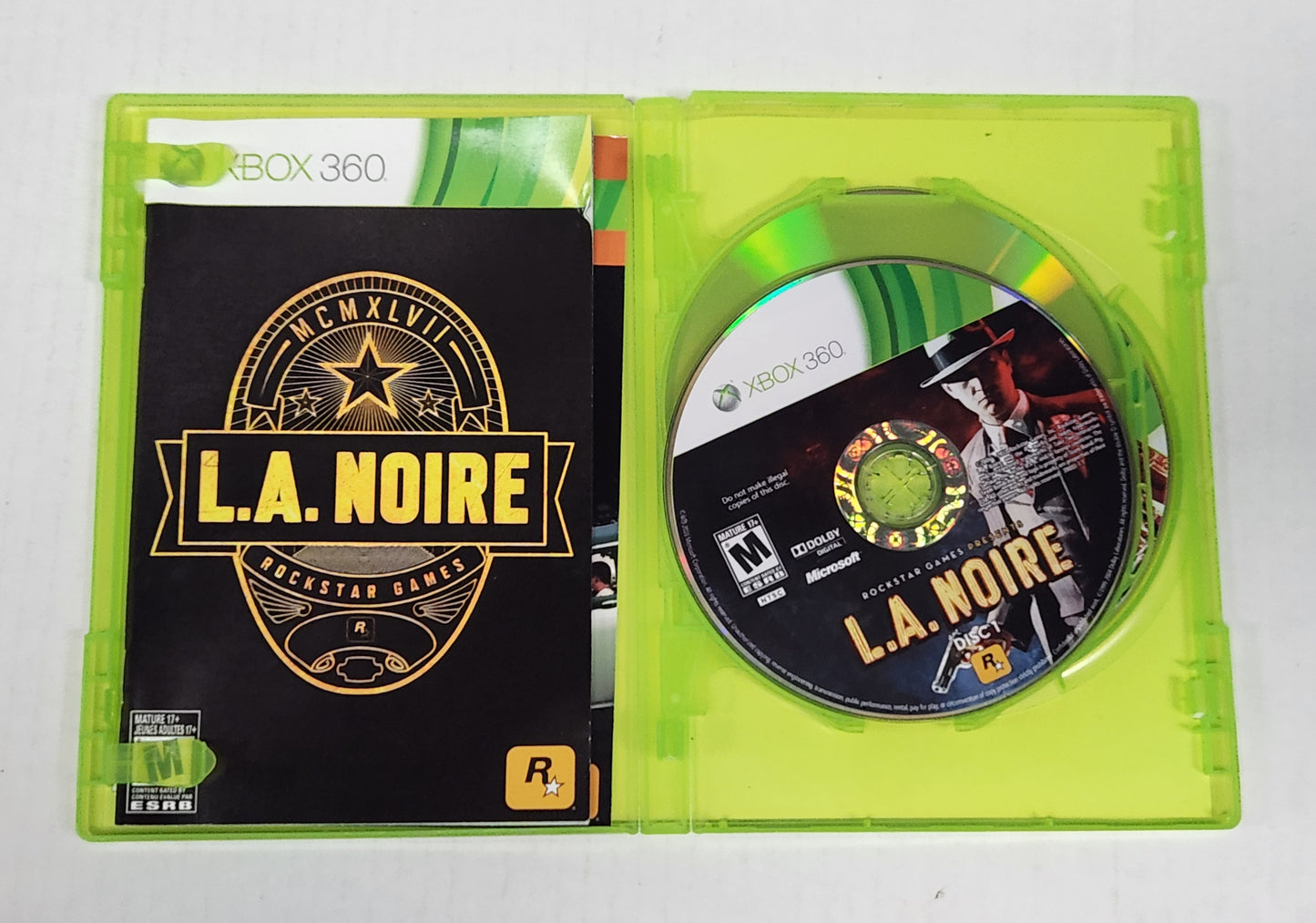 Auction Item 89: L.A. Noire - XBox 360