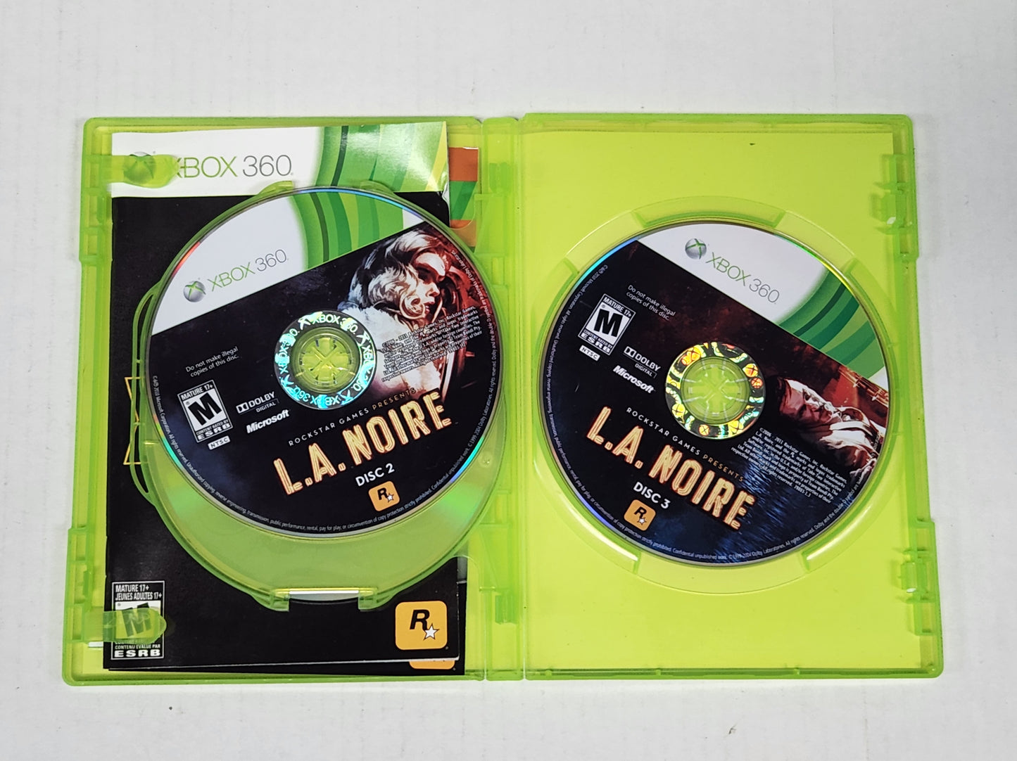 Auction Item 89: L.A. Noire - XBox 360