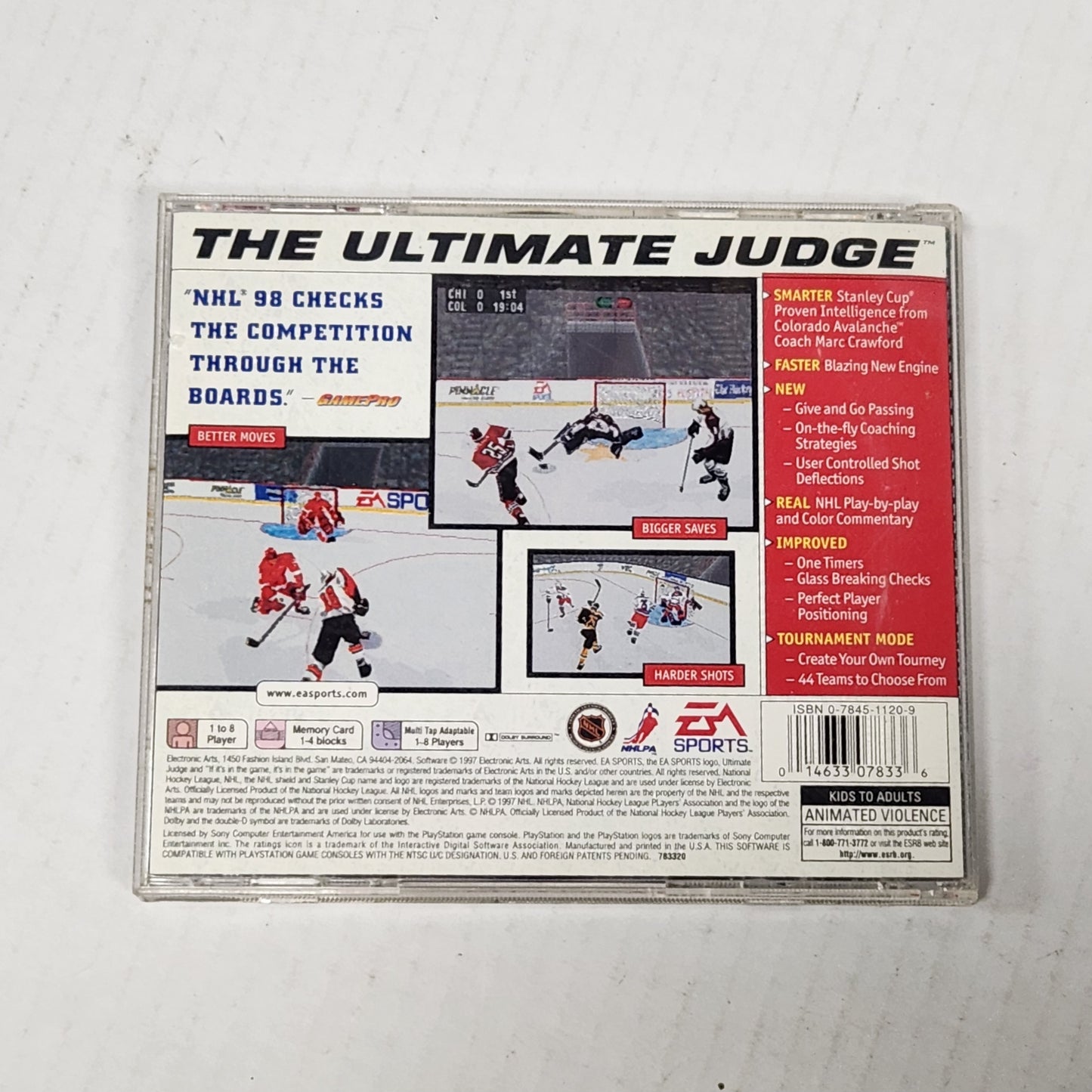 Auction Item 104: NHL 98 - PlayStation