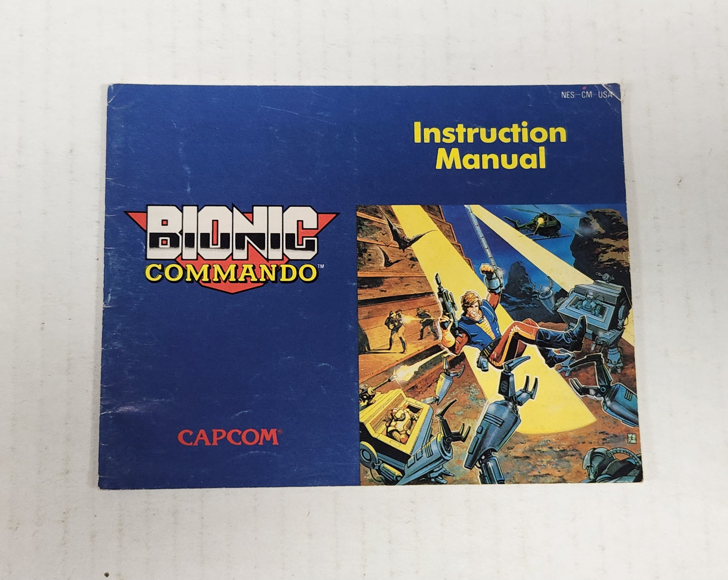 Auction Item 126: Bionic Commando Manual - NES