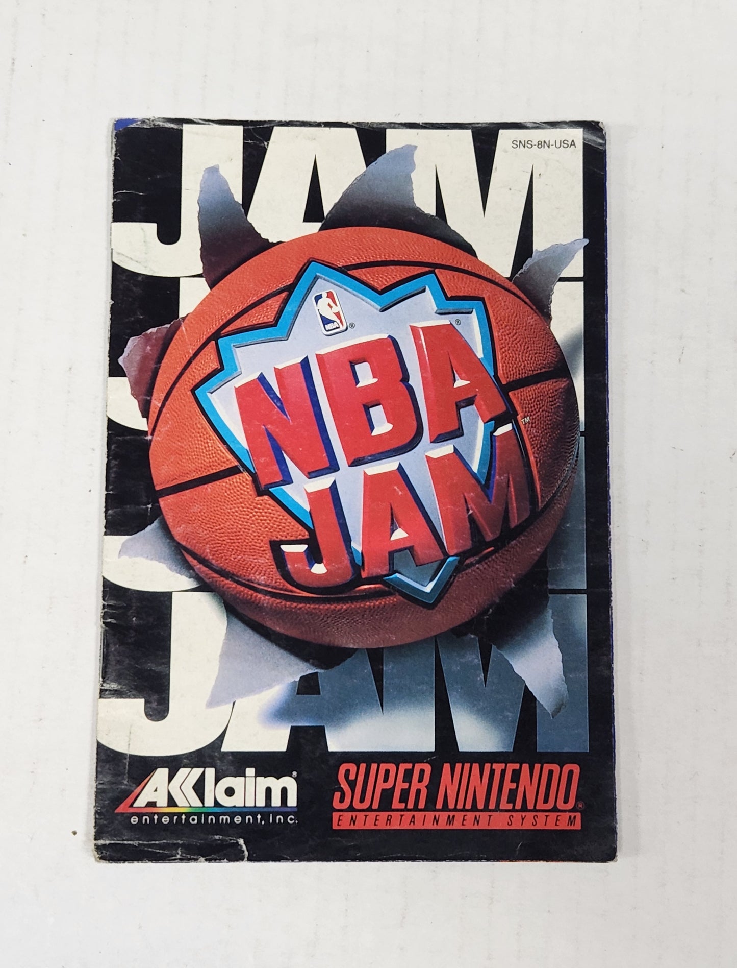 Auction Item 124: NBA Jam Manual - SNES