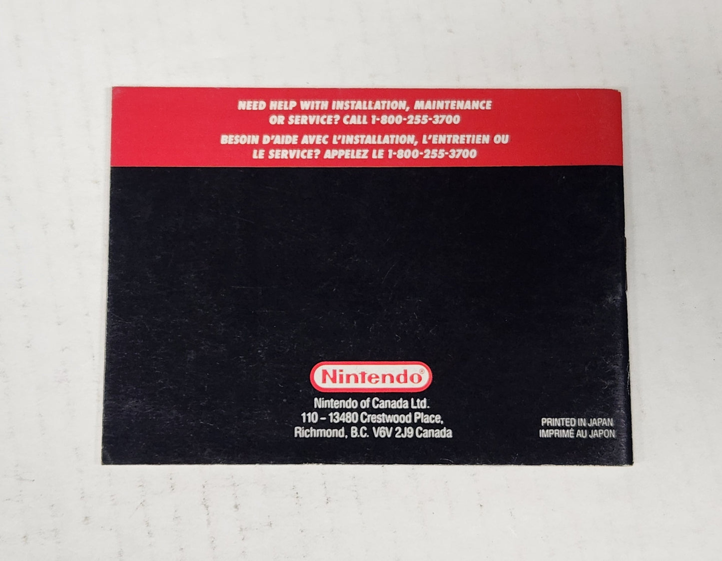 Auction Item 122: Super Mario Land Instruction Booklet - NES