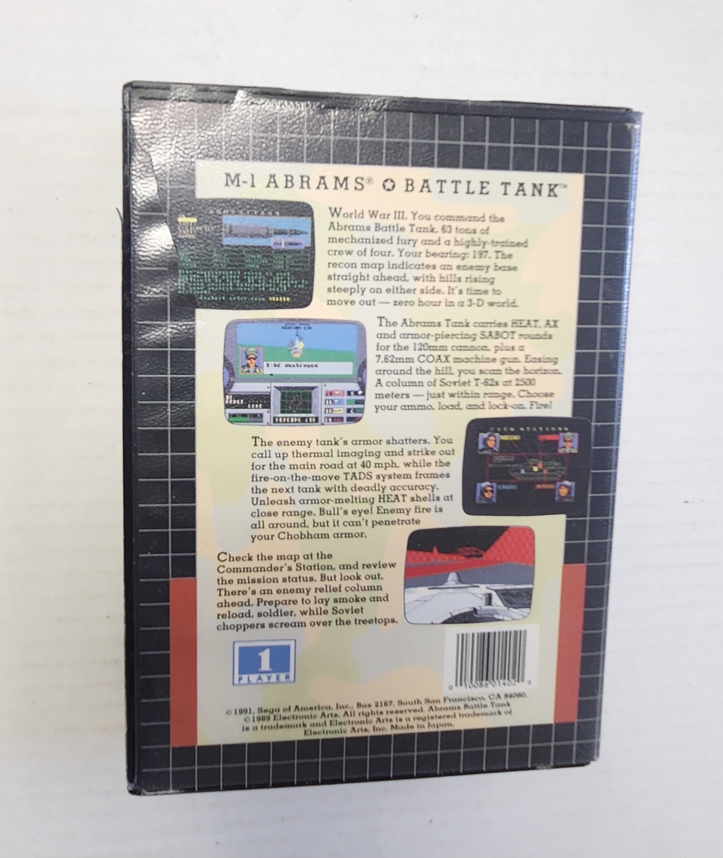 016: M-I Abrams Battle Tank - Sega Genesis