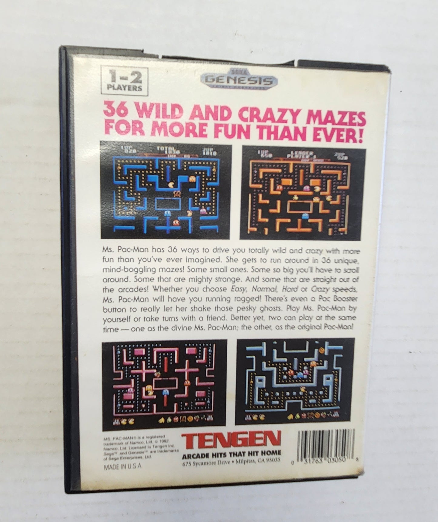 017: Ms. Pac-Man - Sega Genesis