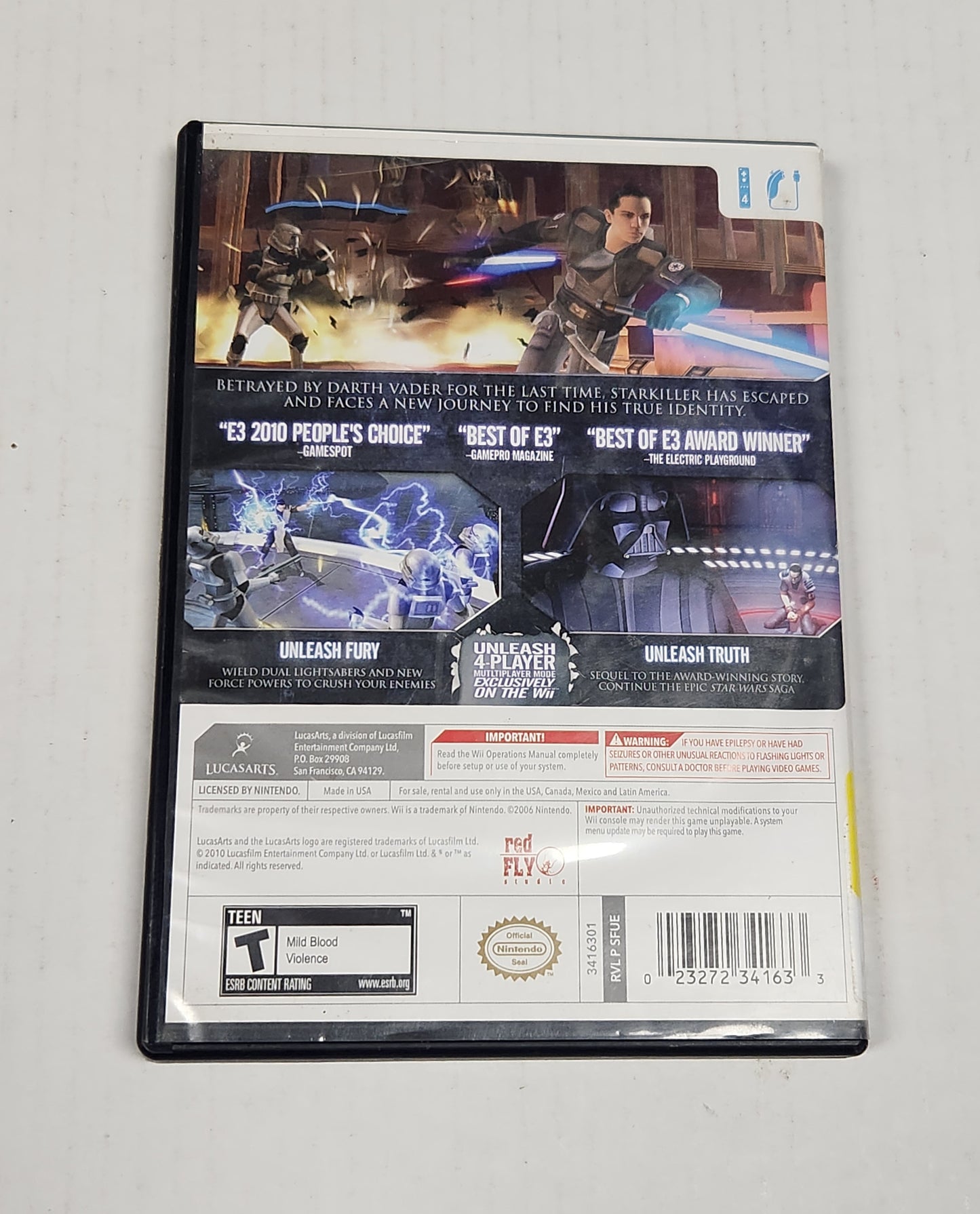 054: Star Wars Force Unleashed II - Wii