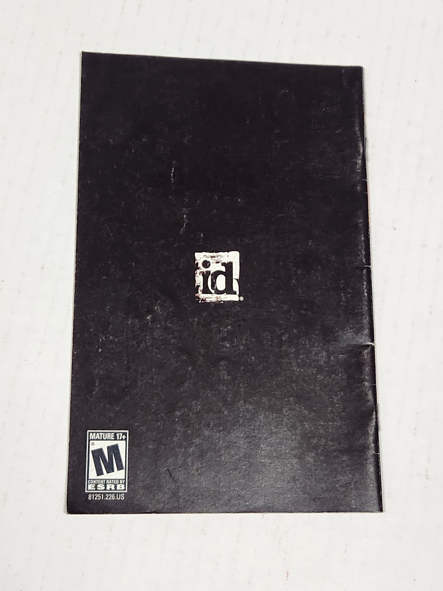 084: Doom 3 Manual - XBox