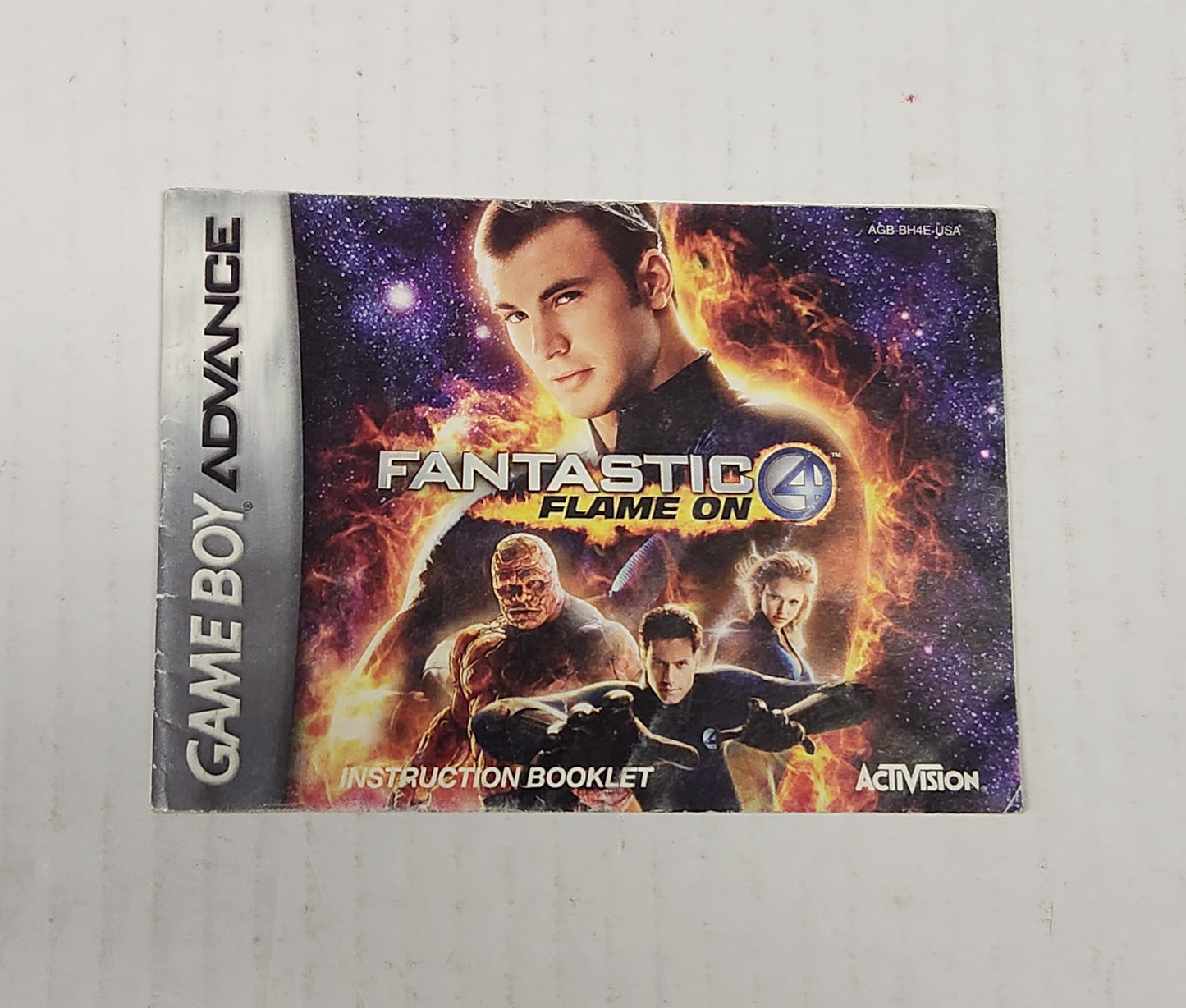 109: Fantastic 4 Flame On Manual - Gameboy