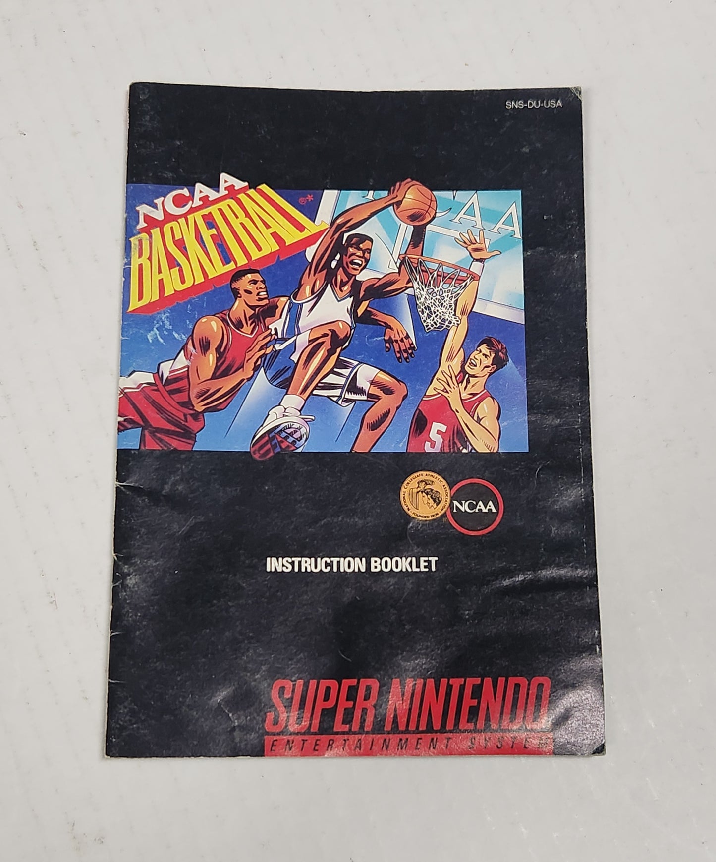107: NCAA Basketball Manual - SNES