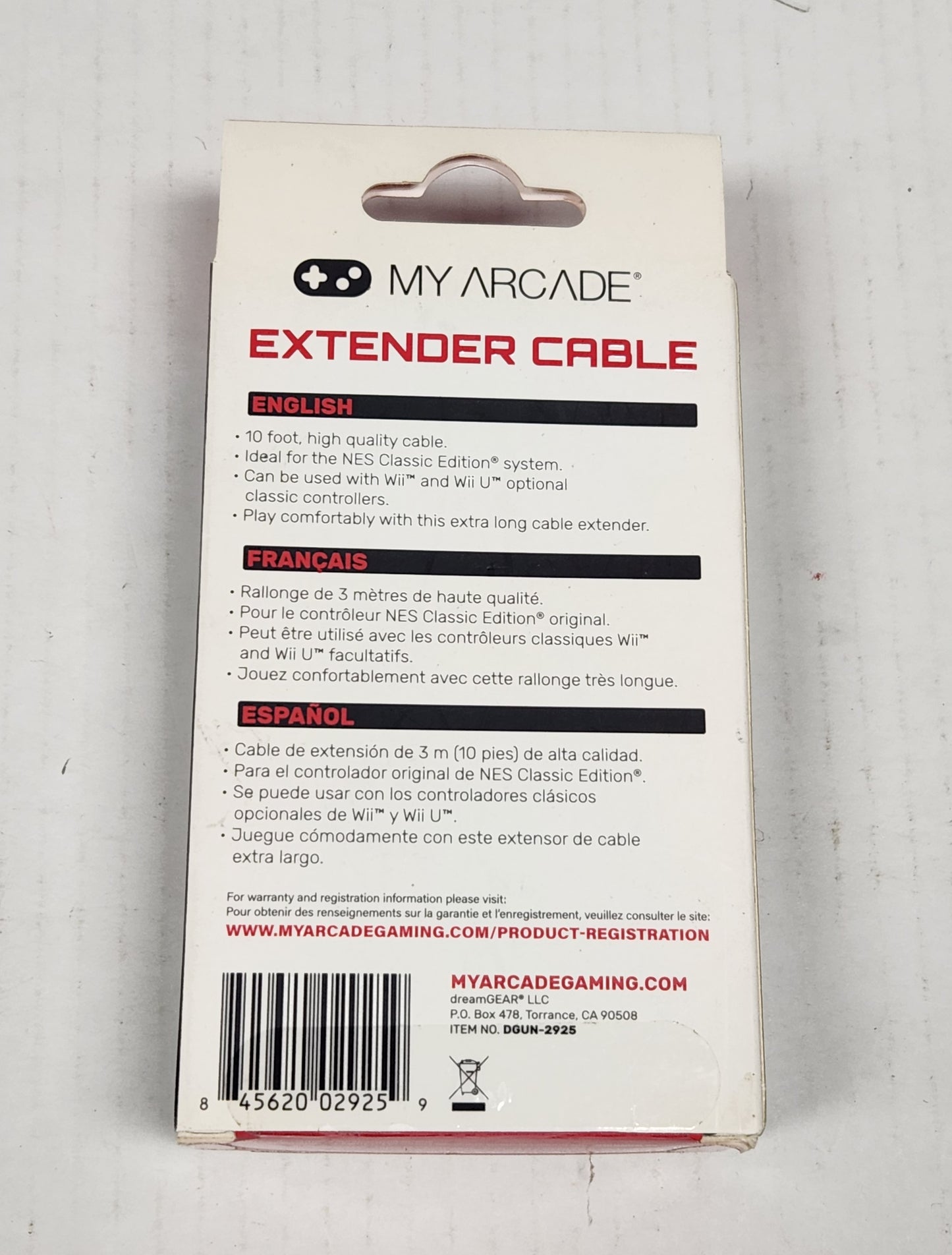 132: My Arcade Extender Cable