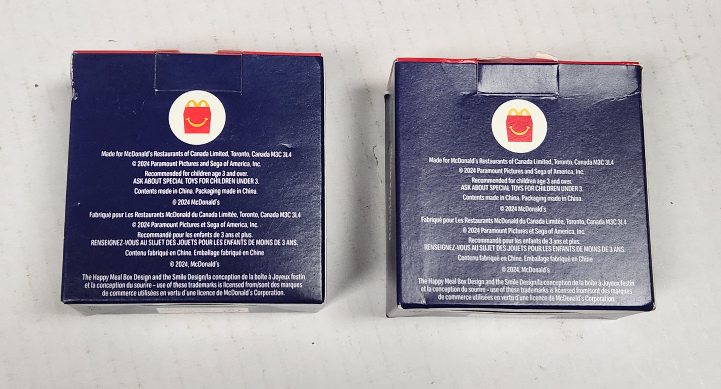 131: Sonic 3 McDonald's Toys x 2
