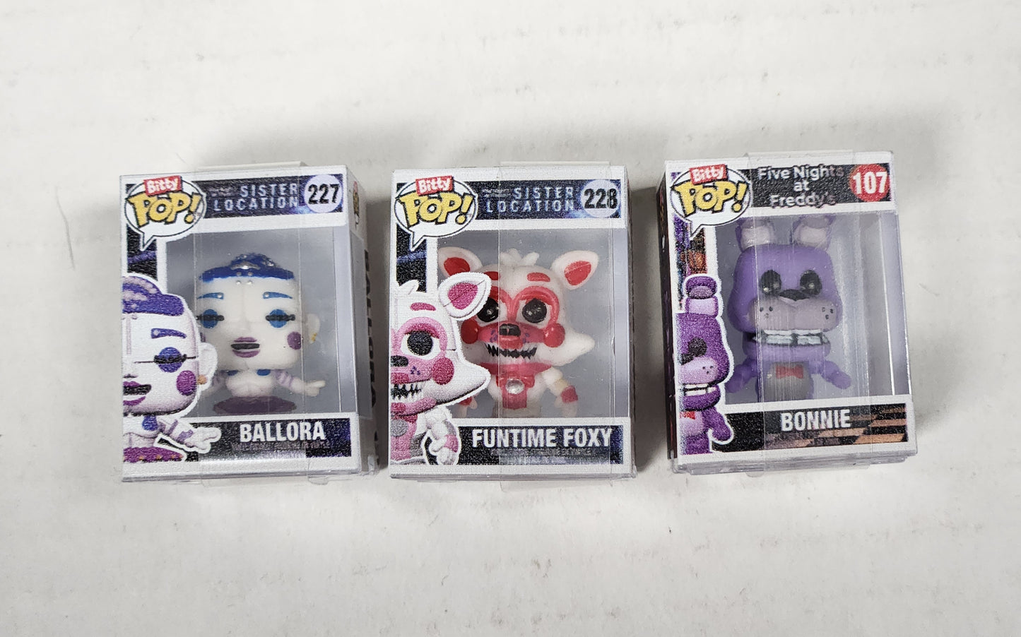 002: Five Nights at Freddy's Bitty Pops! x 3