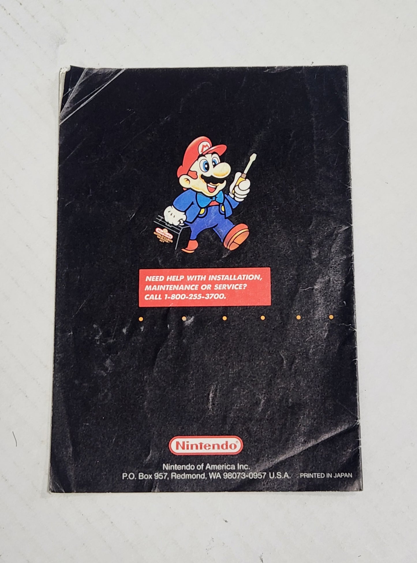 Lot 020: Super NES Mouse Manual - SNES