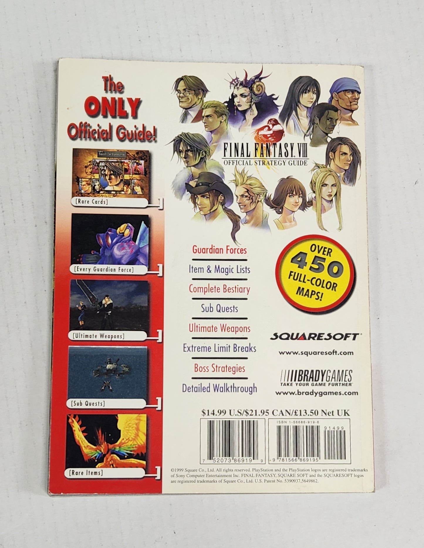 Lot 021: Final Fantasy VIII Strategy Guide