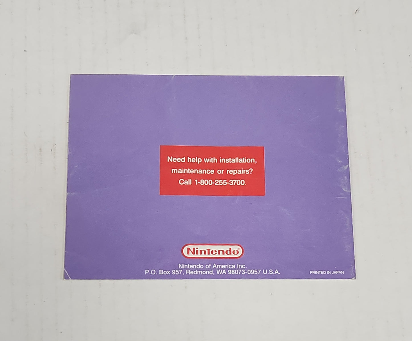 Lot 081: Tetris Manual - NES