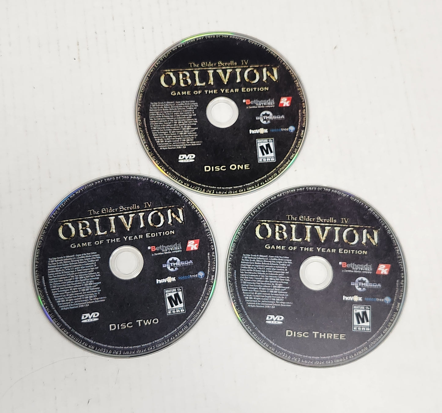 Lot 096: Elder Scrolls IV Oblivion GOTY Edition - PC