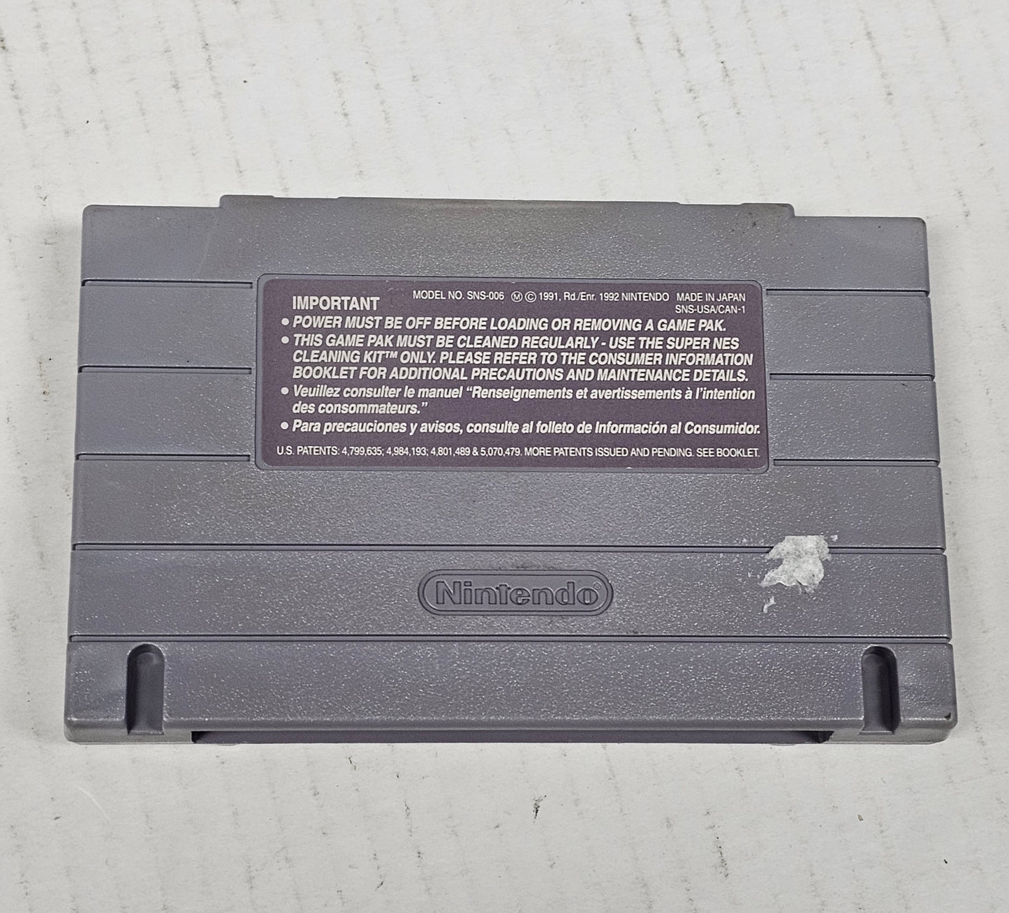 Item 082: Vegas Stakes - SNES