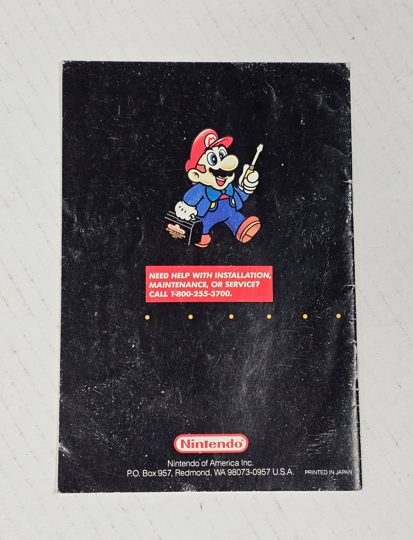Item 108: SNES Console Manual