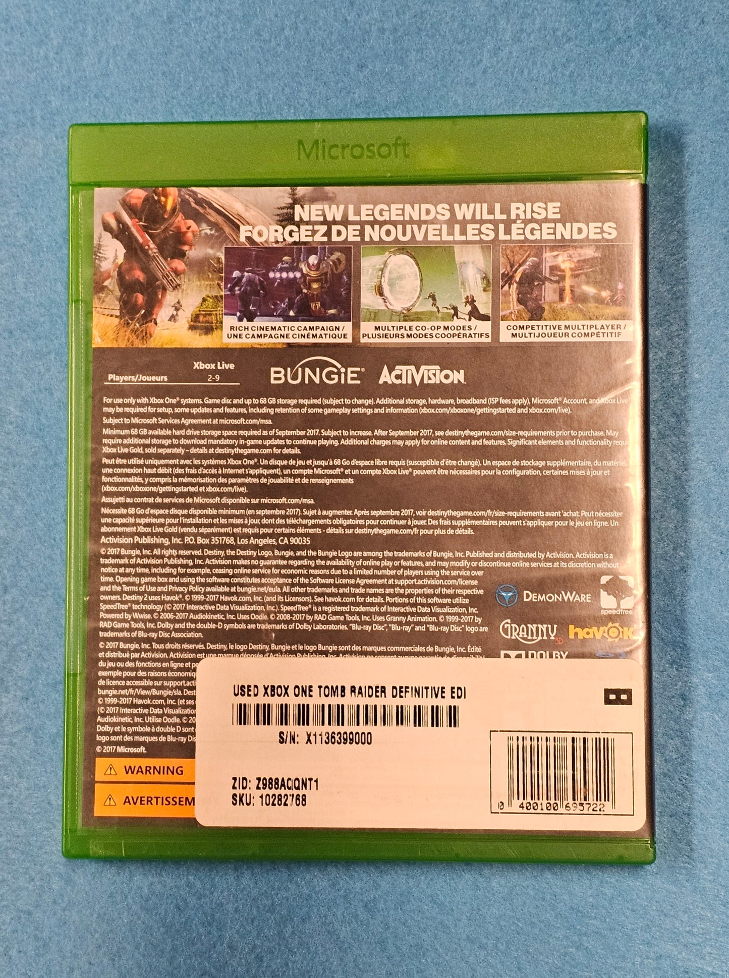 Thing 020: Destiny 2 - XBox One