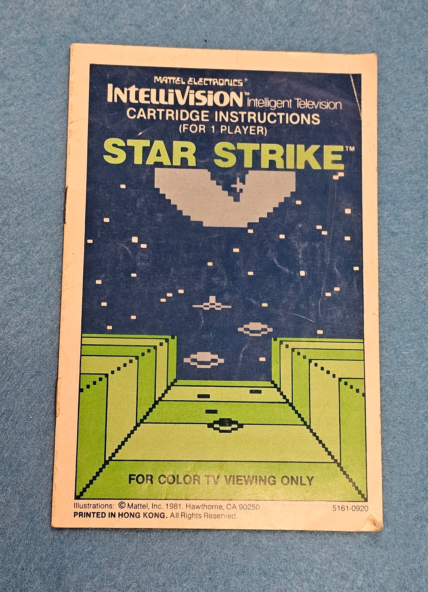 Thing 013: Star Strike Manual - Intellivision
