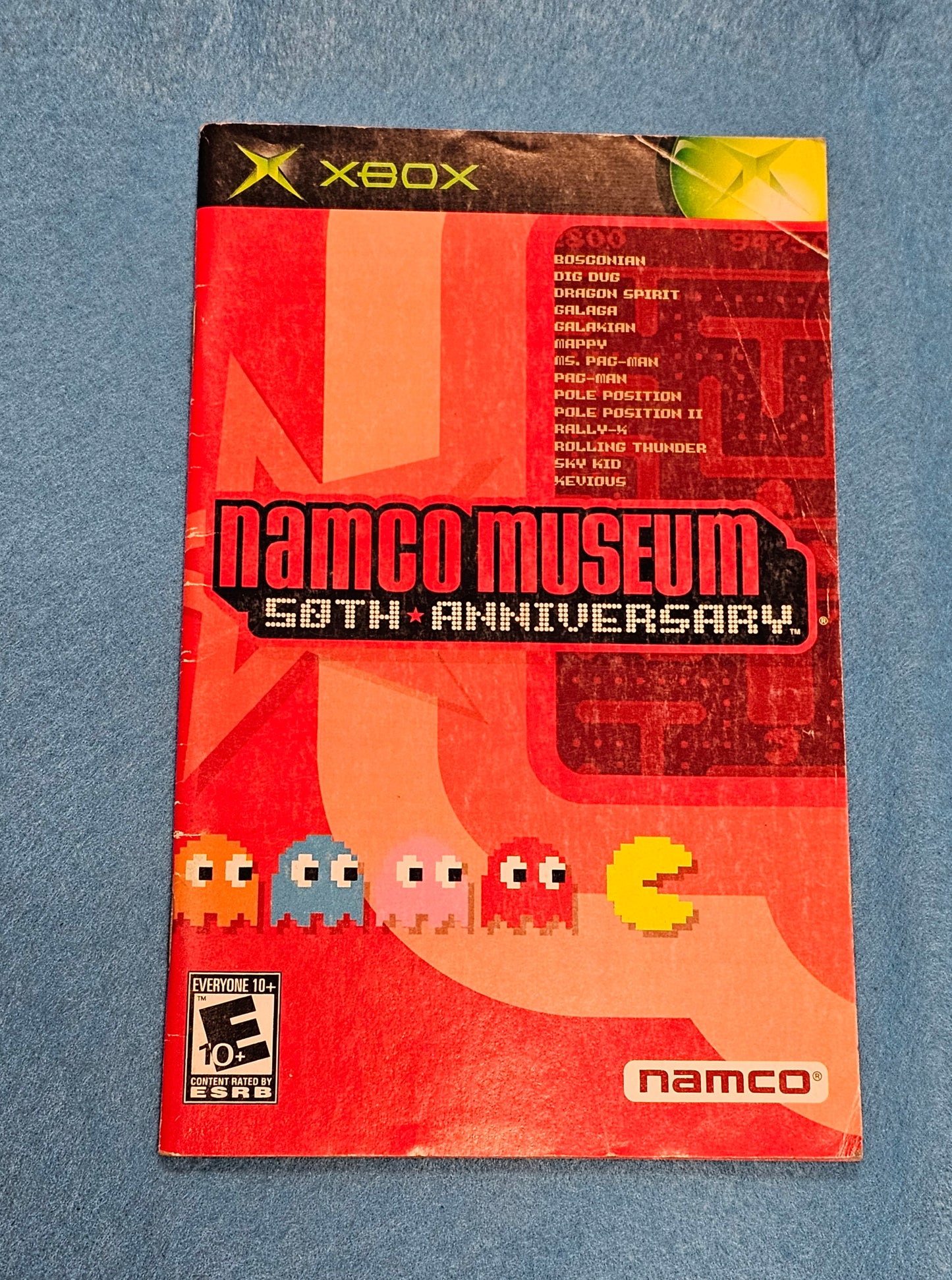 Thing 011: Namco Museum 50th Anniversary Manual - XBox