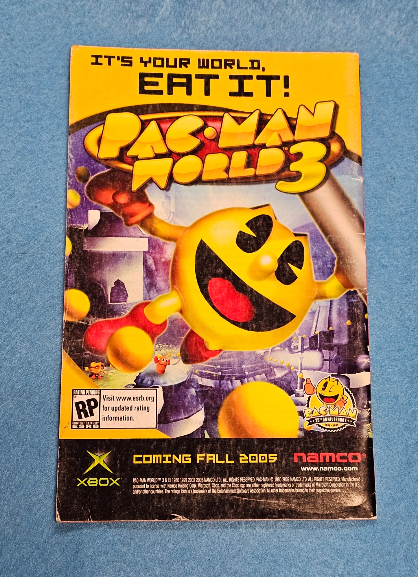 Thing 011: Namco Museum 50th Anniversary Manual - XBox