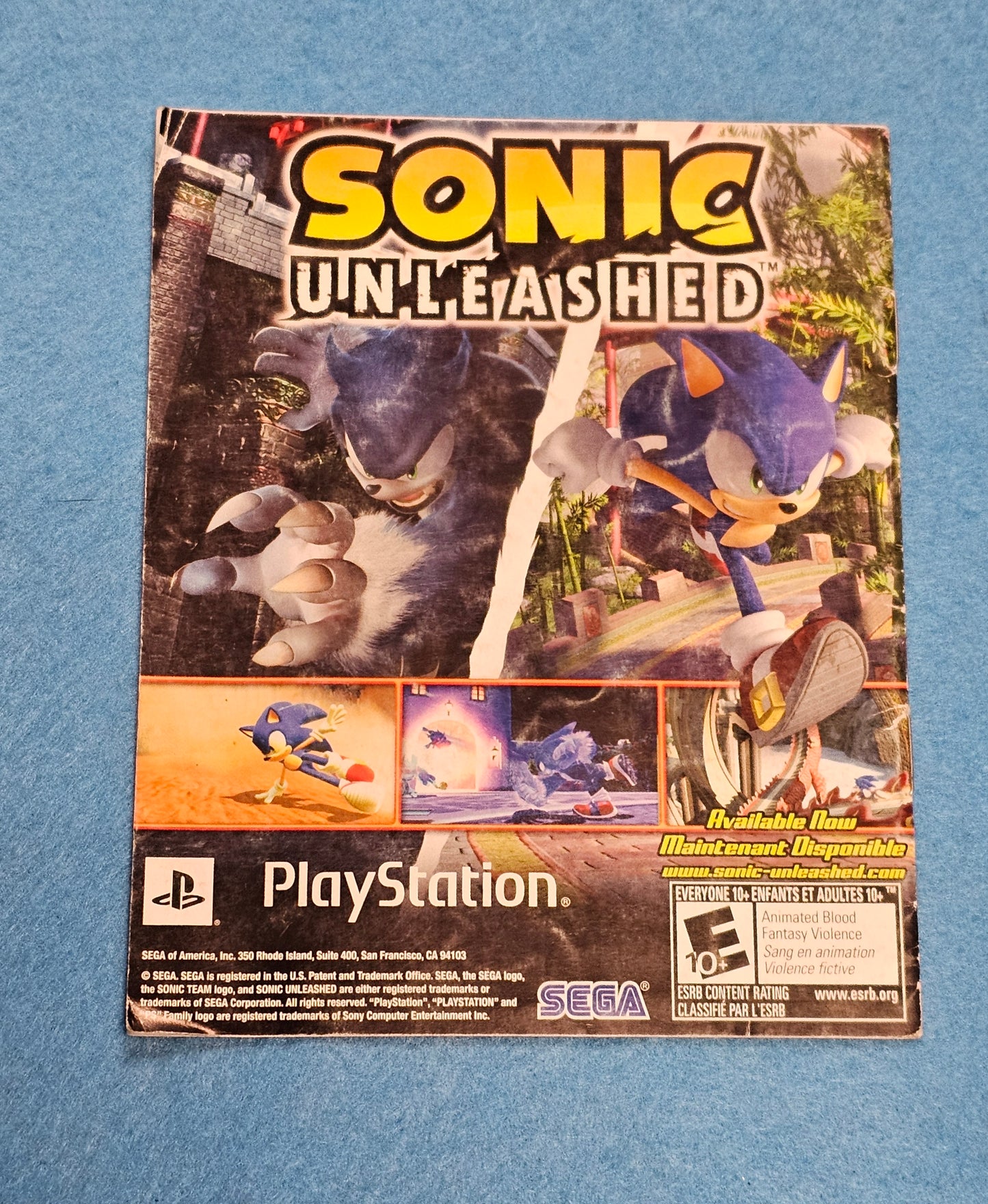 Thing 012: Sonic's Ultimate Genesis Collection Manual - PS3