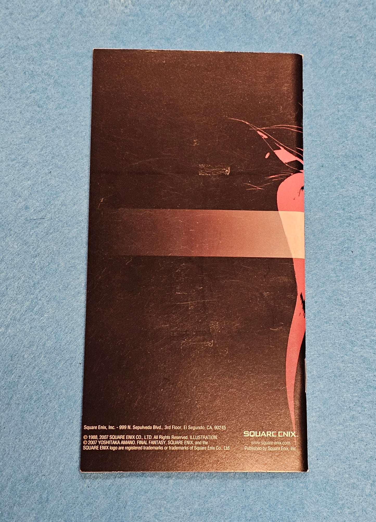 Thing 009: Final Fantasy II Manual - PSP