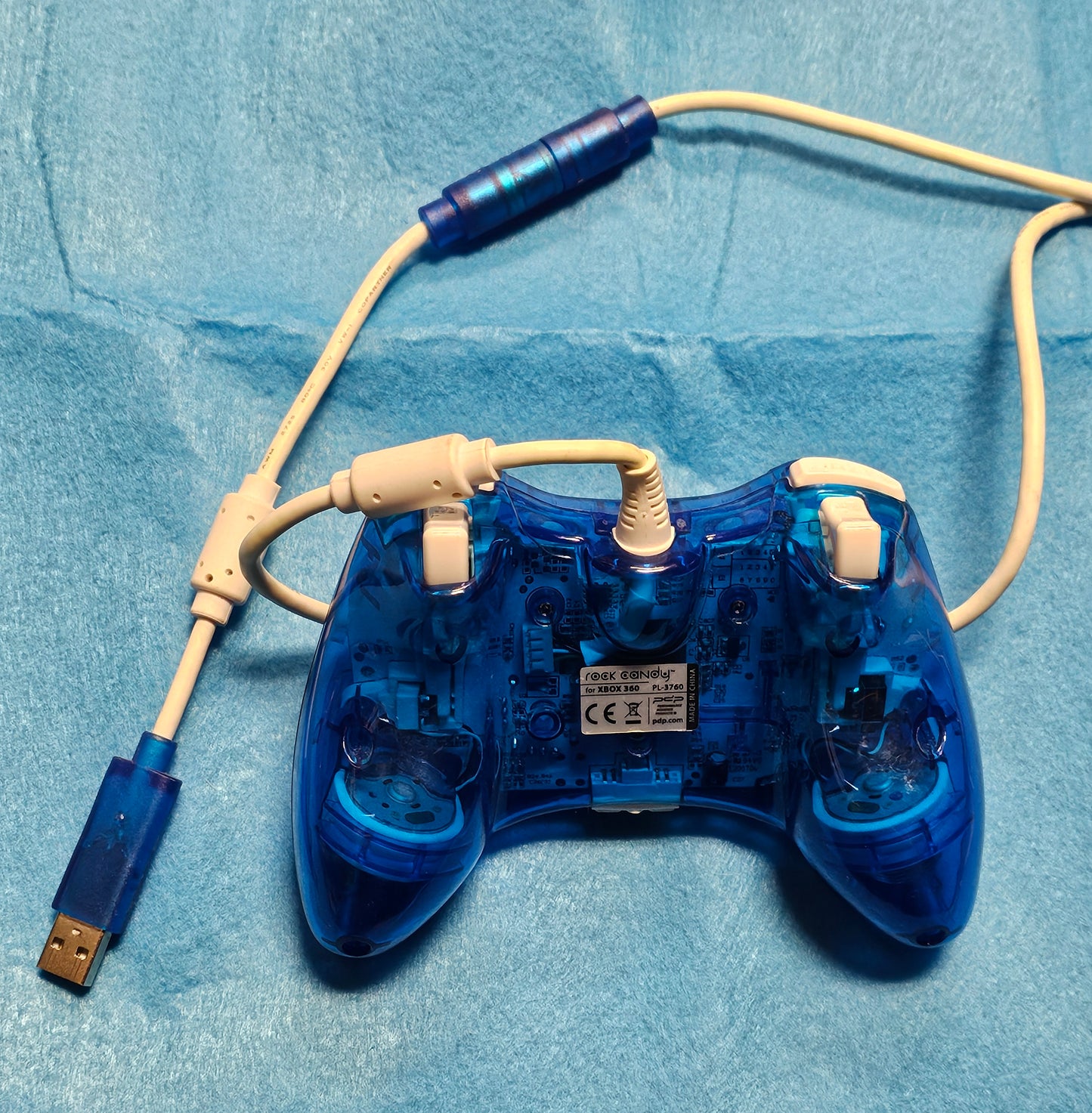 Thing 106: Blue Rock Candy XBox 360 Controller
