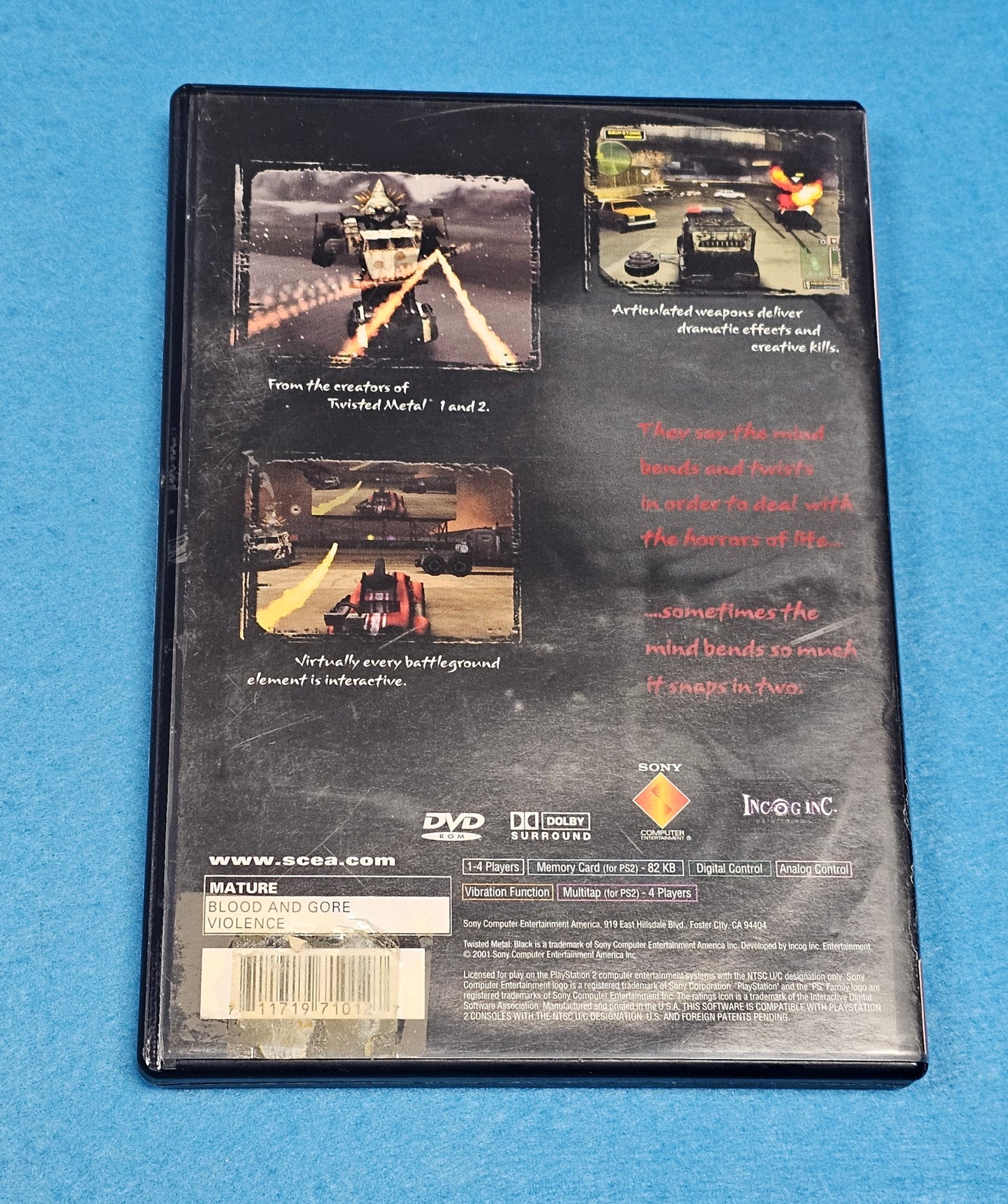 LOT 048: Twisted Metal Black - PS2
