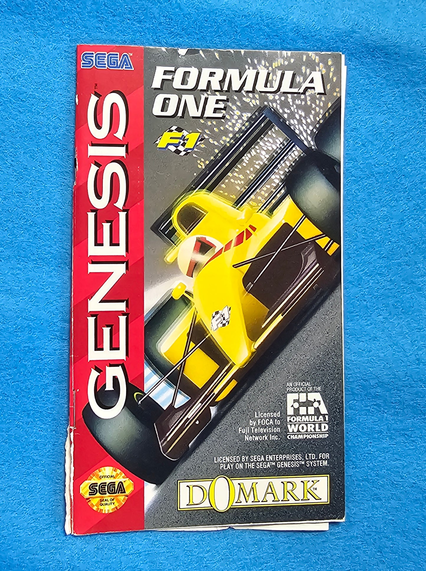 023: Formula One Manual - Sega Genesis