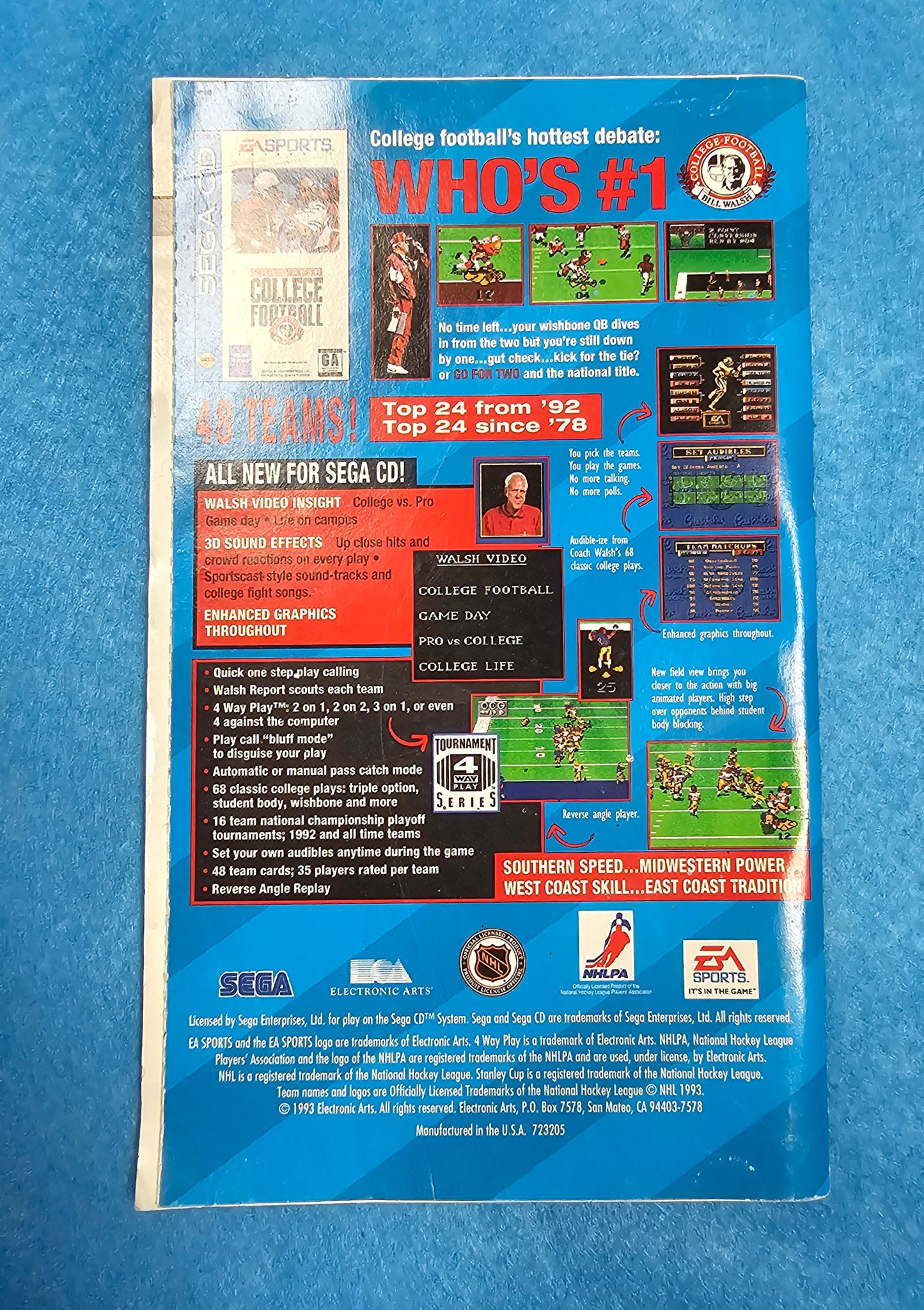 051: NHL 94 Manual - Sega CD