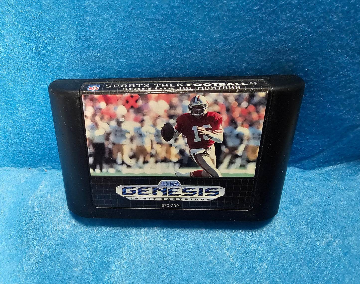 017: NFL Sports Talk Football '93 Starring Joe Montana -Sega Genesis