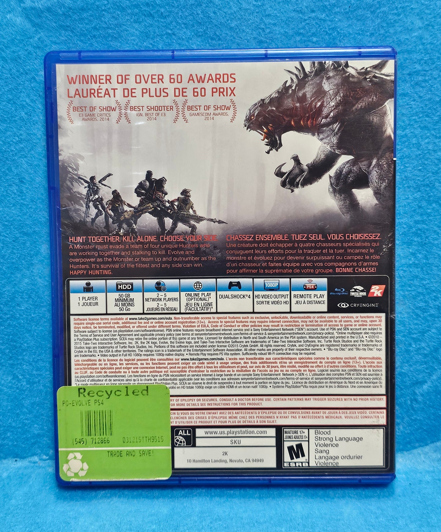 008: Evolve - PS4